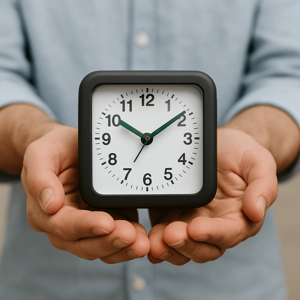 imagen-ramdon hombre con reloj en la mano