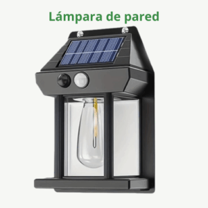 Lampara solar de pared